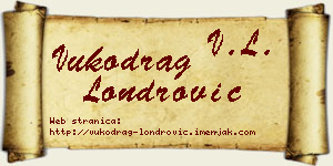 Vukodrag Londrović vizit kartica